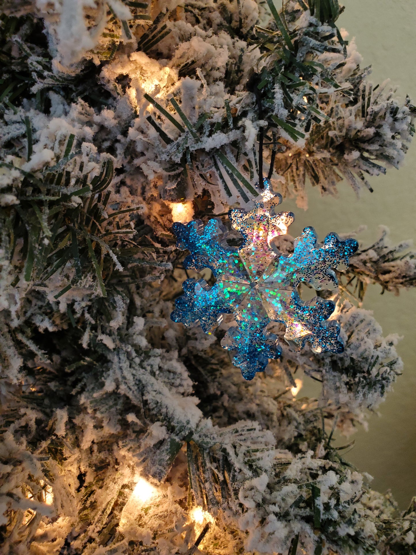 Blue Snowflake Ornament