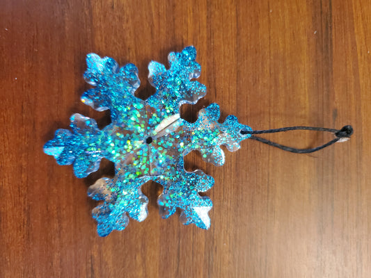 Blue Snowflake Ornament