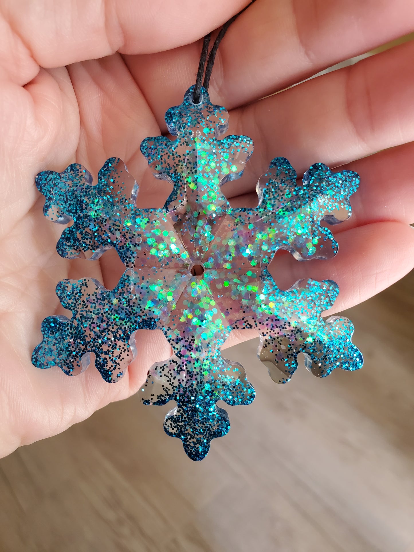 Blue Snowflake Ornament