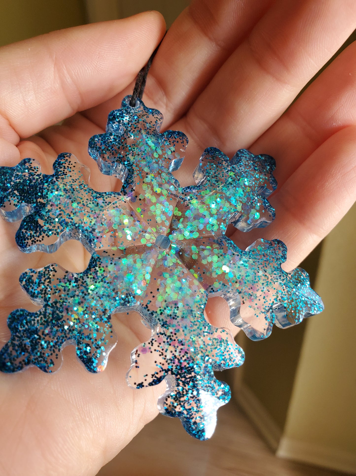 Blue Snowflake Ornament