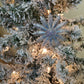 Silver and Blue Snowflake Ornament