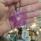 Small Pink Flower Ornament Ornament