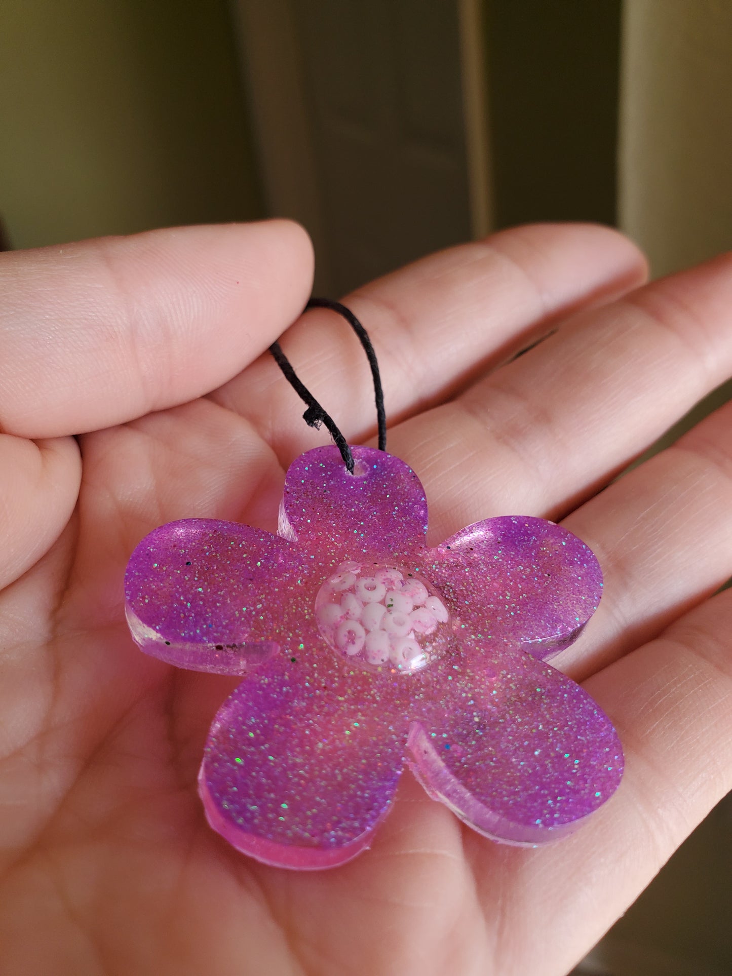 Small Pink Flower Ornament Ornament