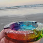 Round Rainbow Ash Tray