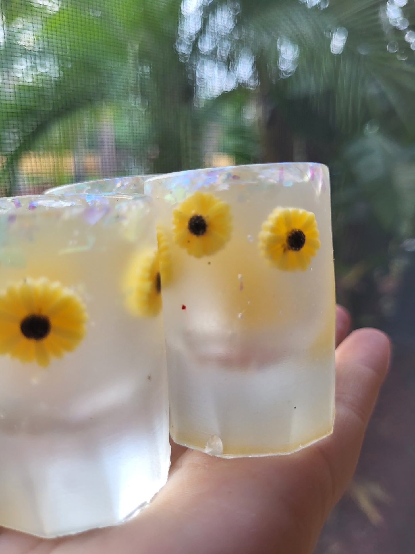 Sunflower Mini Shot Glasses