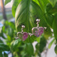 Colorful Silver Charm Post Earrings Hearts, Moons and Stars