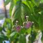 Colorful Silver Charm Post Earrings Hearts, Moons and Stars