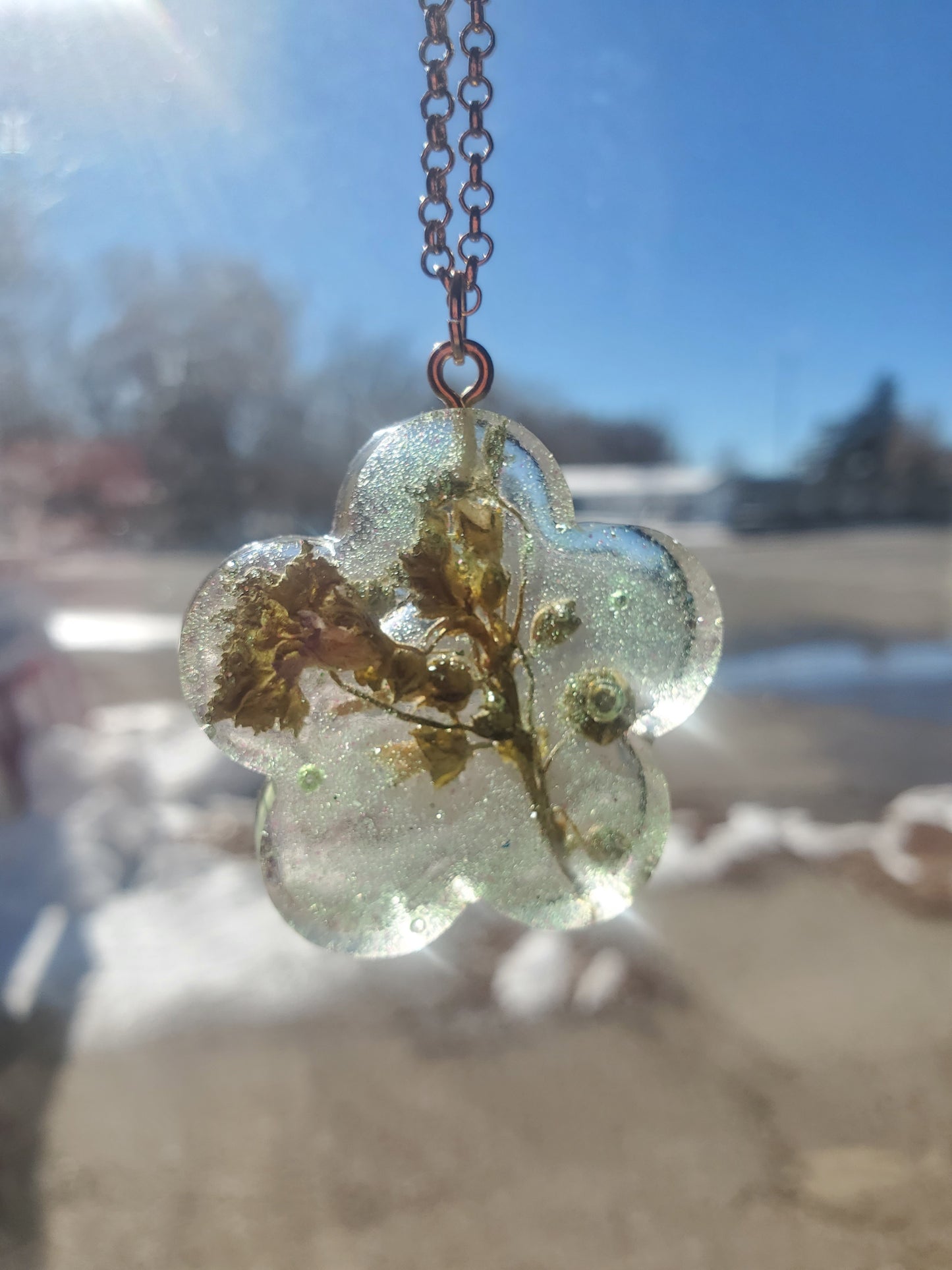 Chunky Flower Necklace