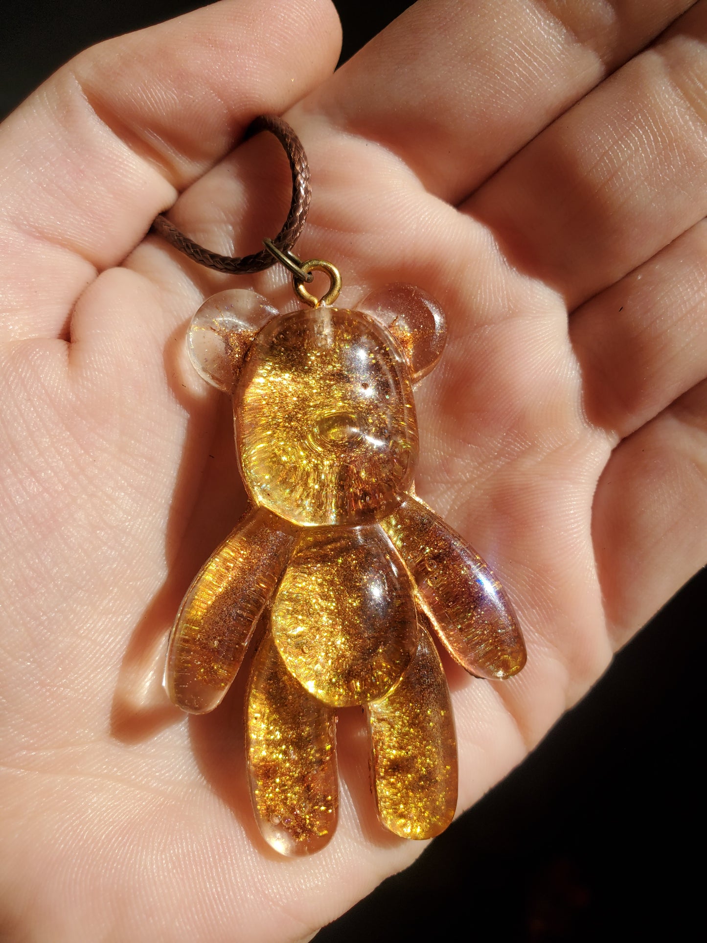 Golden Bear Necklace