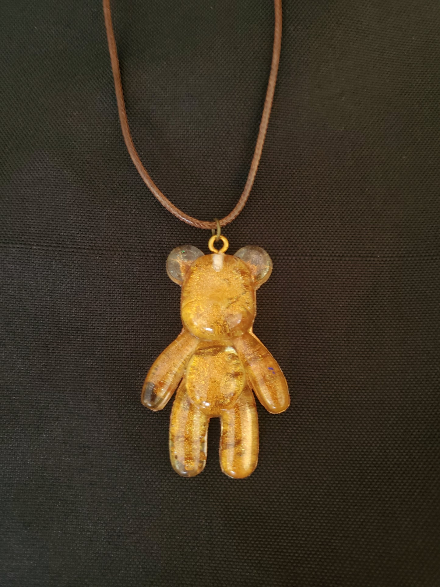 Golden Bear Necklace