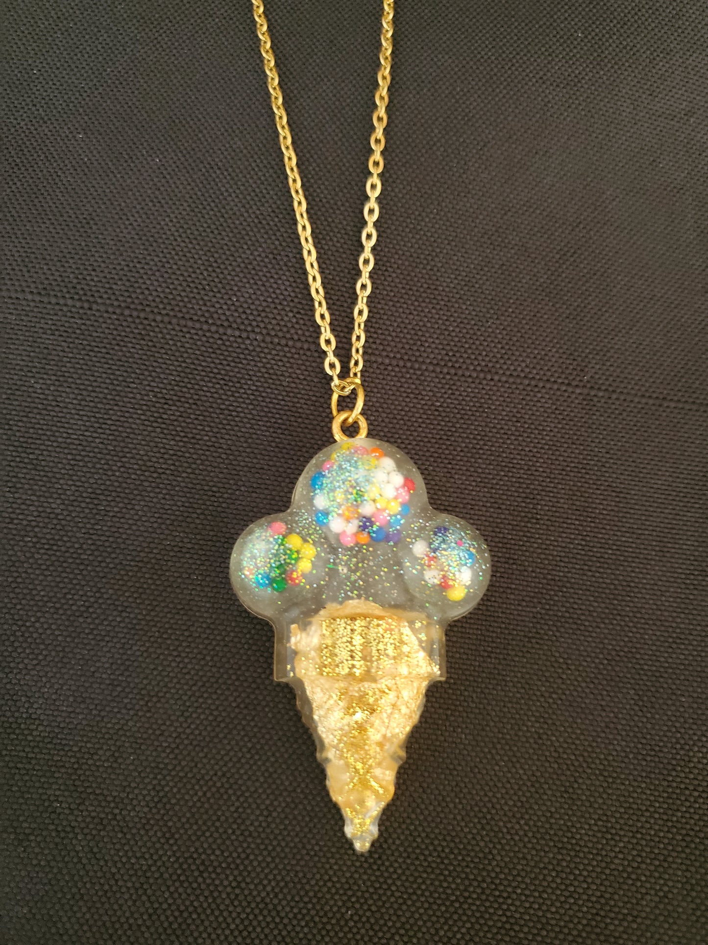 Ice Cream Cone Necklace