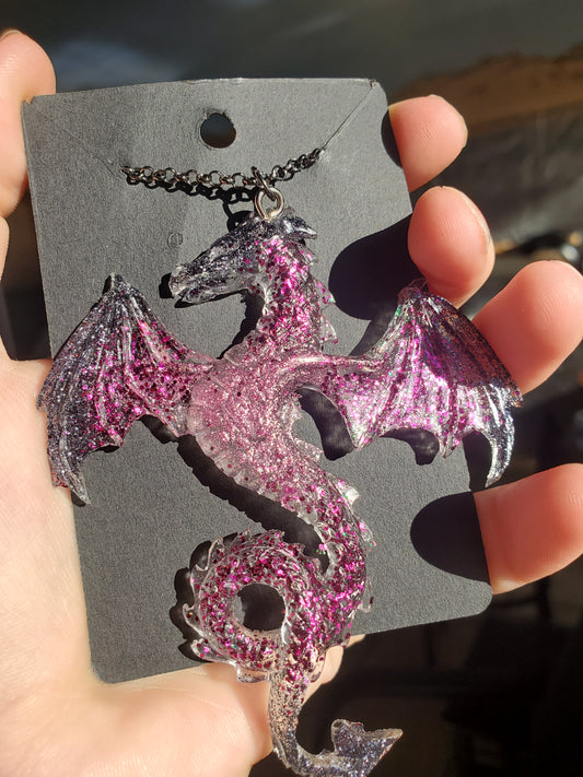 Purple Dragon Pendant