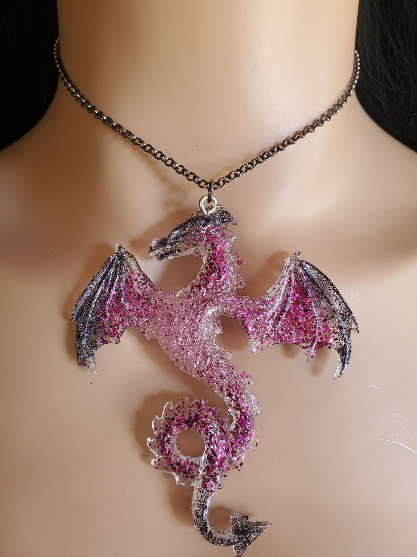 Purple Dragon Pendant