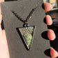 Sparkly Triangle Rock Necklace