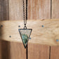 Sparkly Triangle Rock Necklace