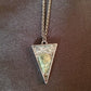 Sparkly Triangle Rock Necklace