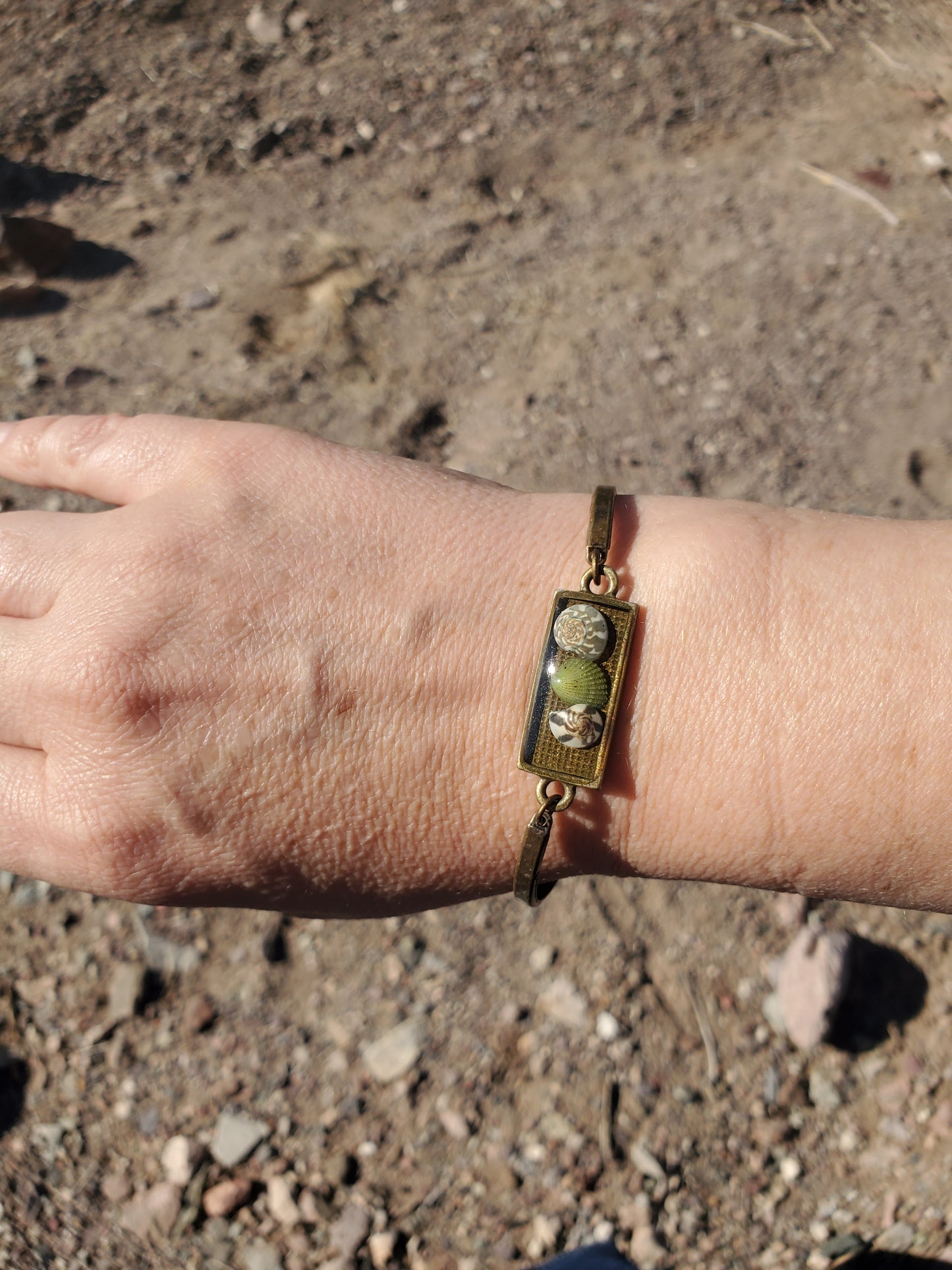 Bronze Seashell Bracelet