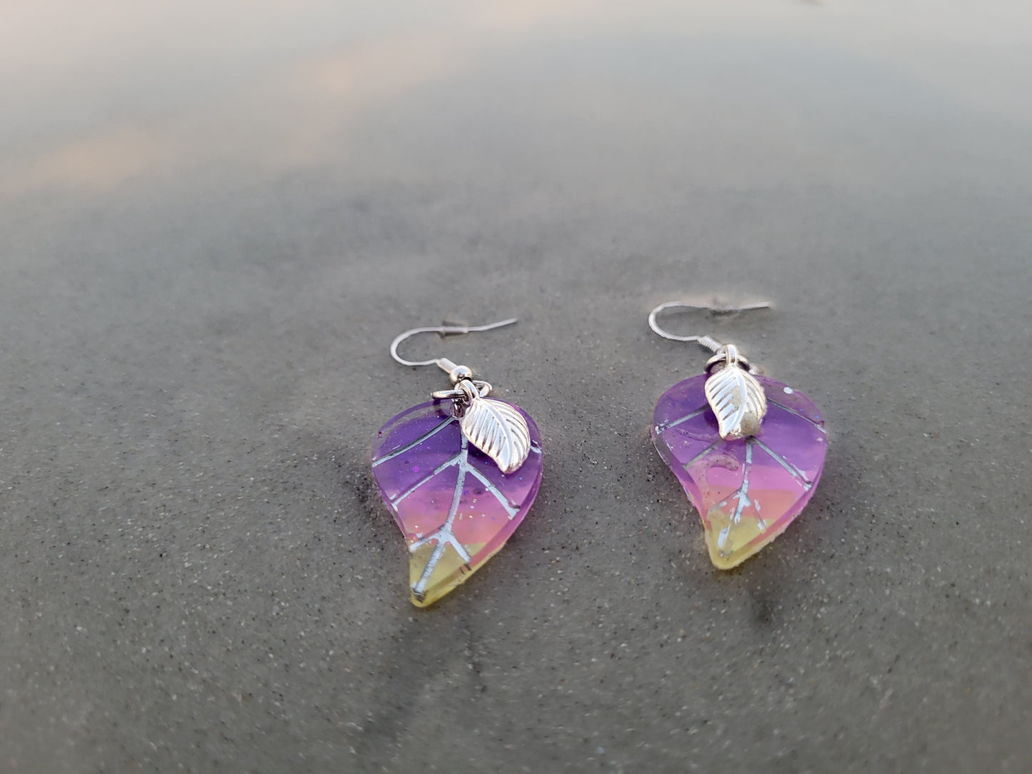 Sunset Leaf Earrings