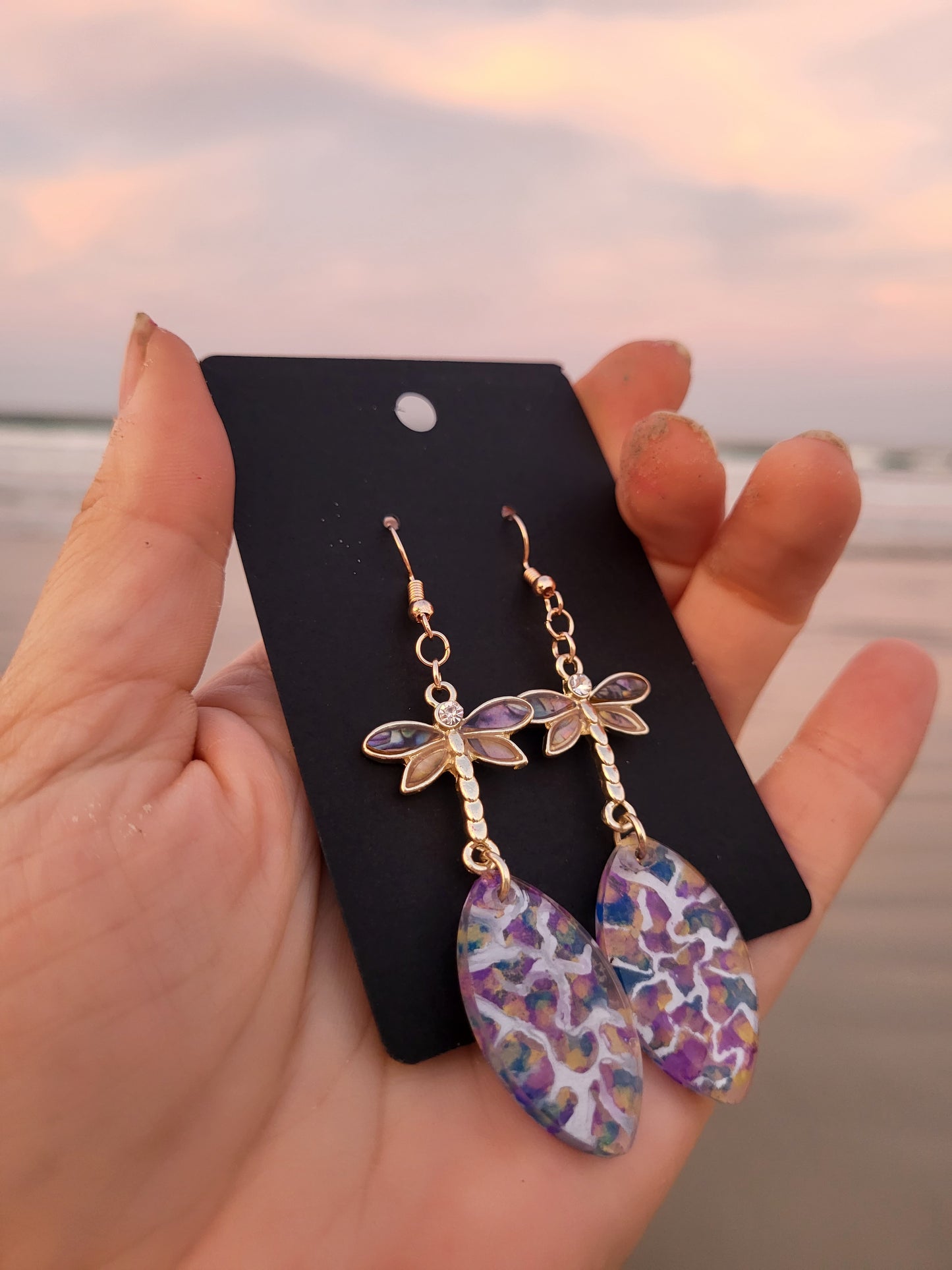 Dragonfly Dangly Earrings