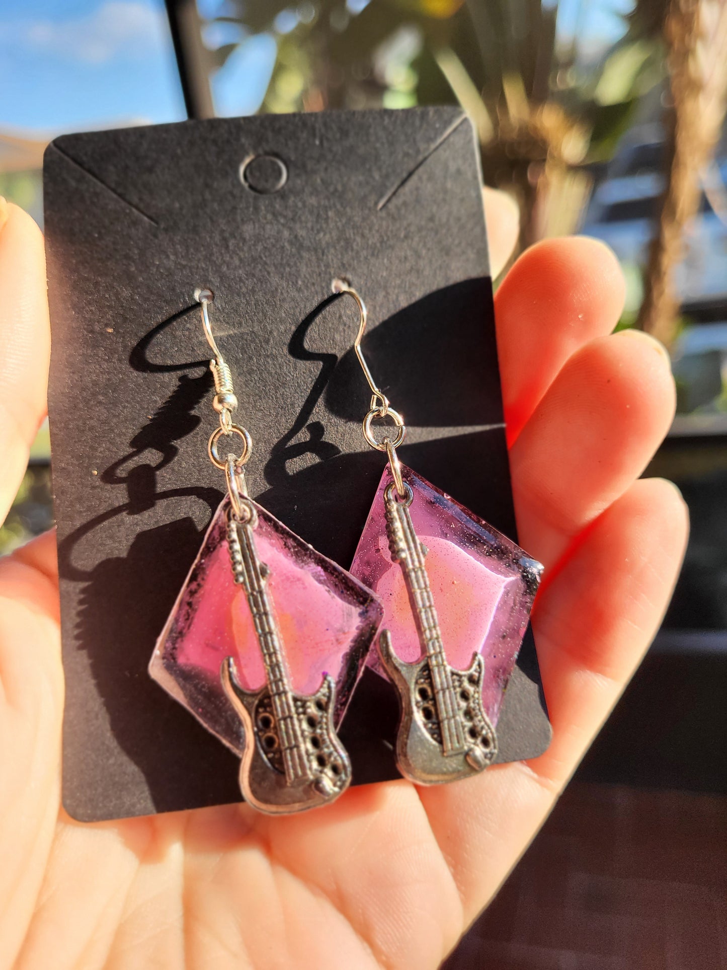 Guitar Earrings