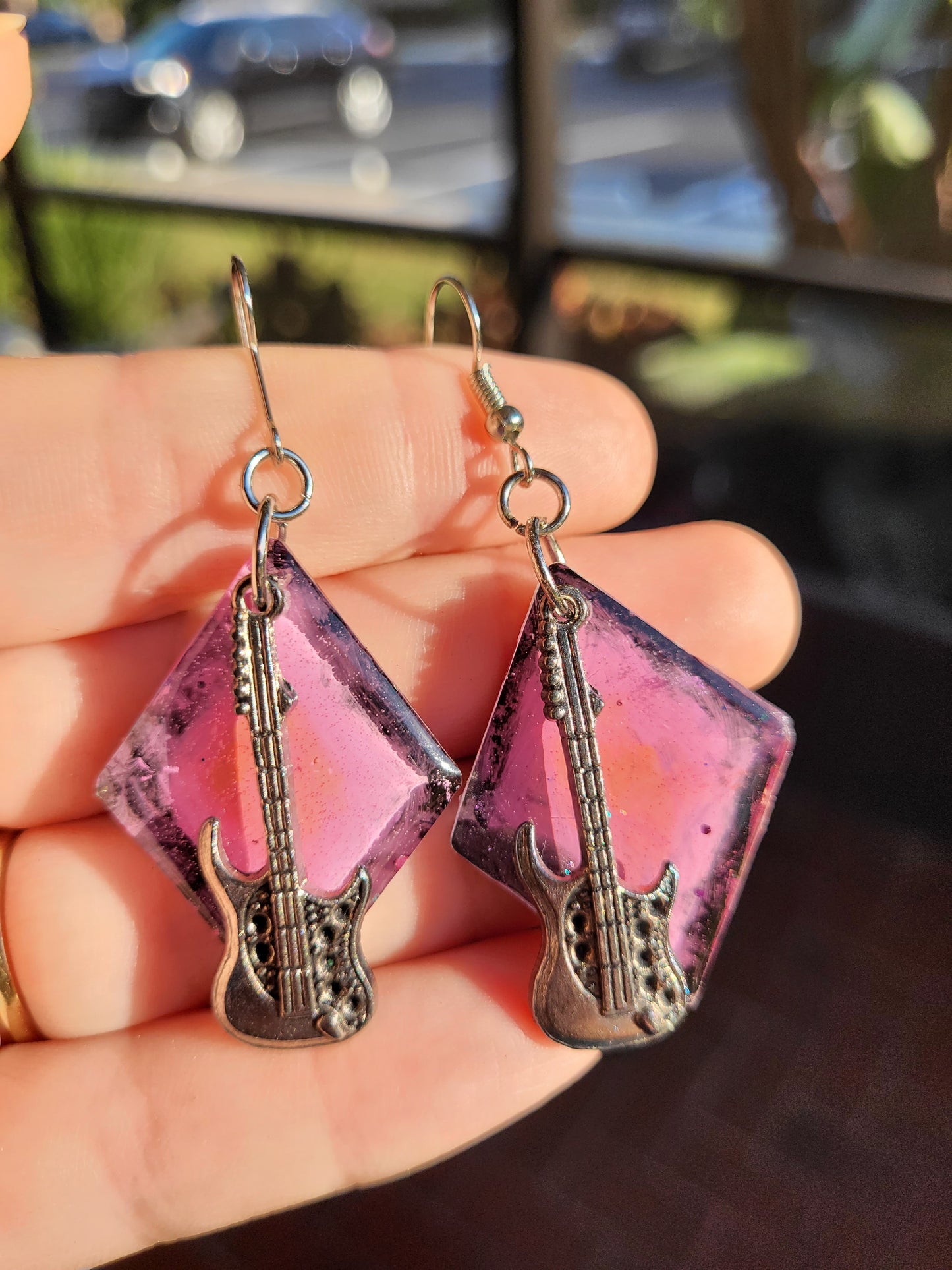 Guitar Earrings