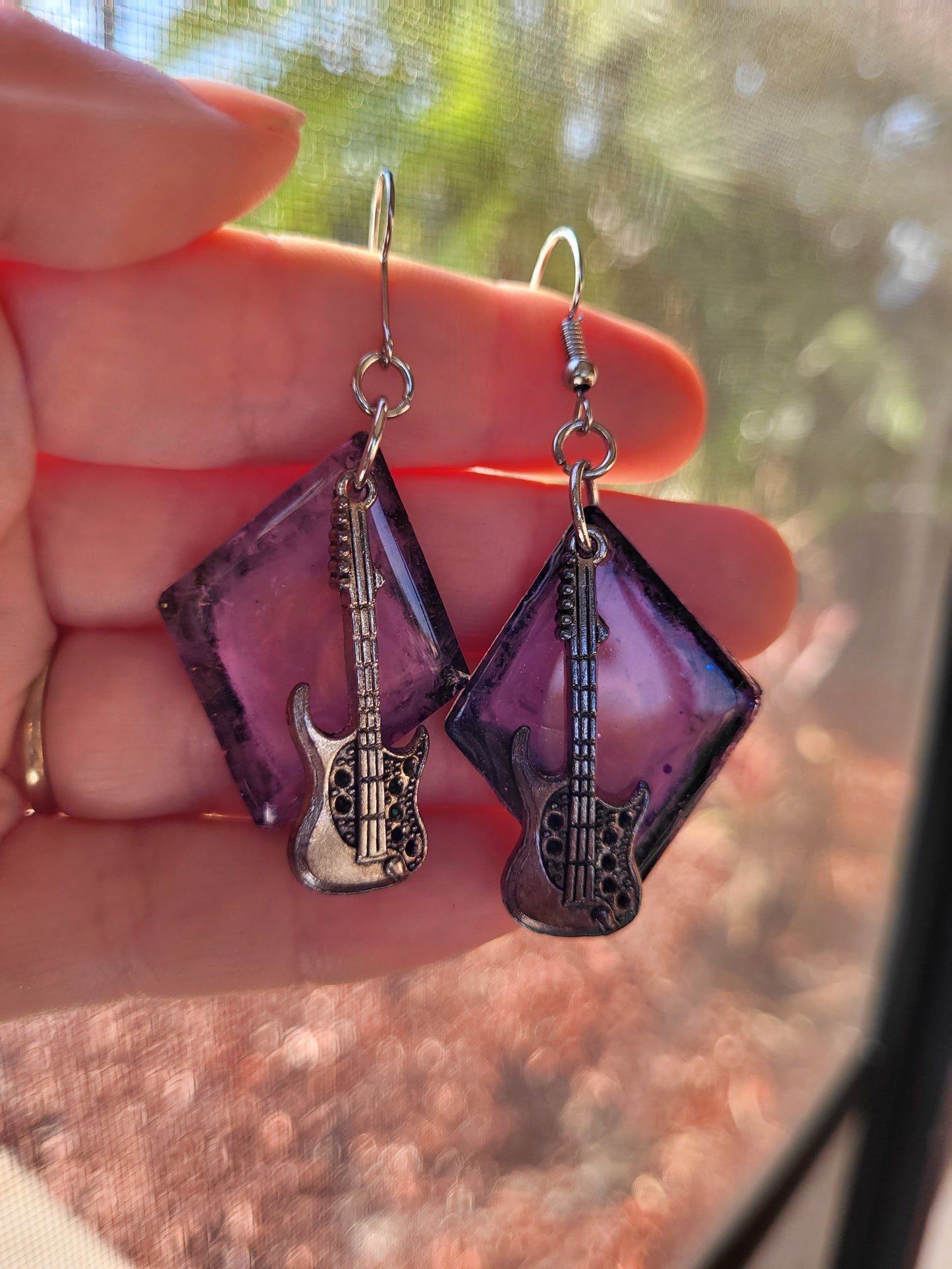 Guitar Earrings