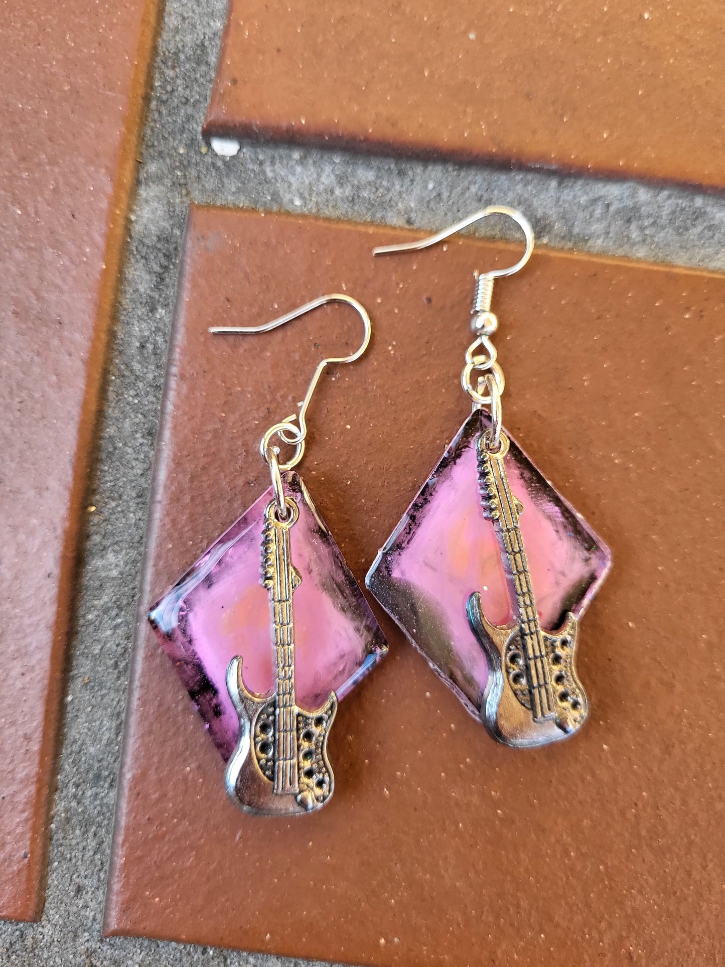 Guitar Earrings