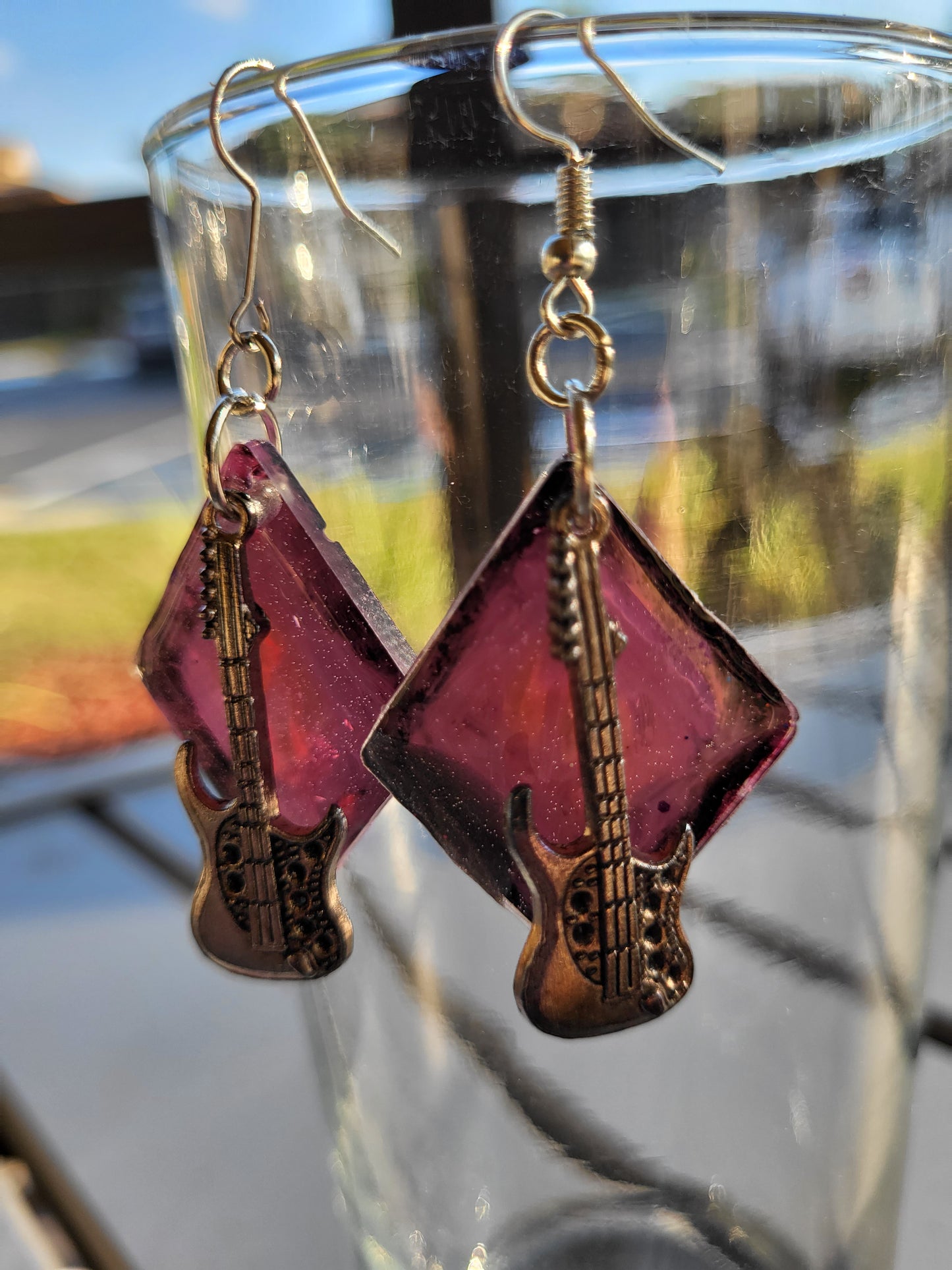 Guitar Earrings