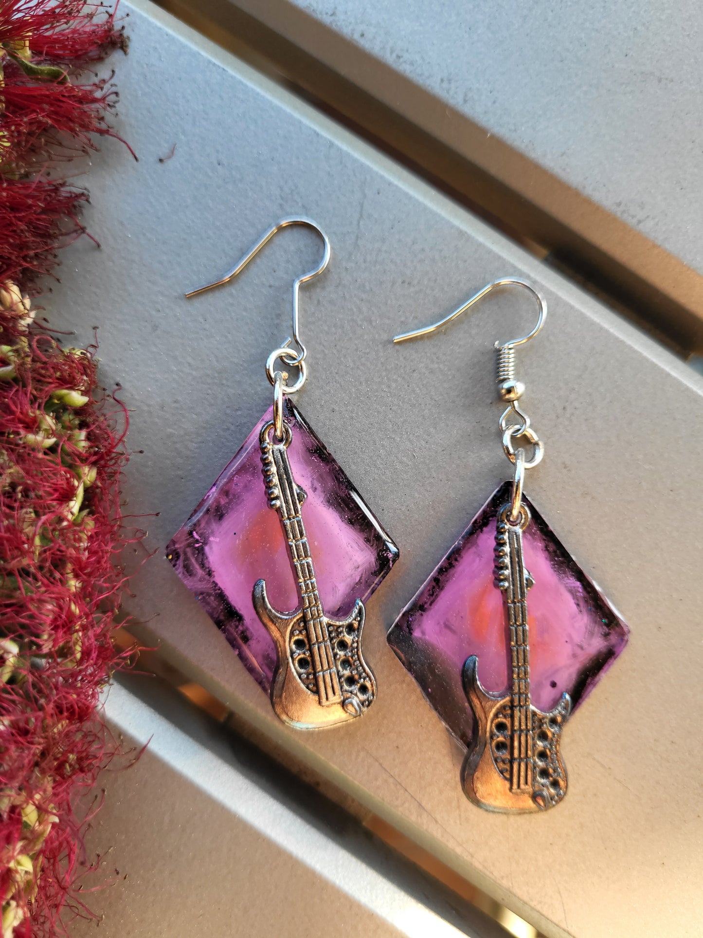 Guitar Earrings