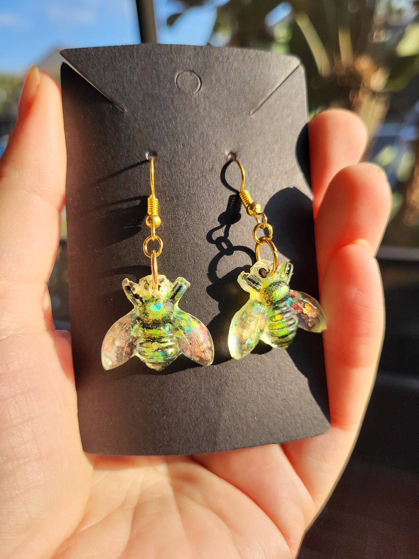 Cute Cartoony Bee Earrings