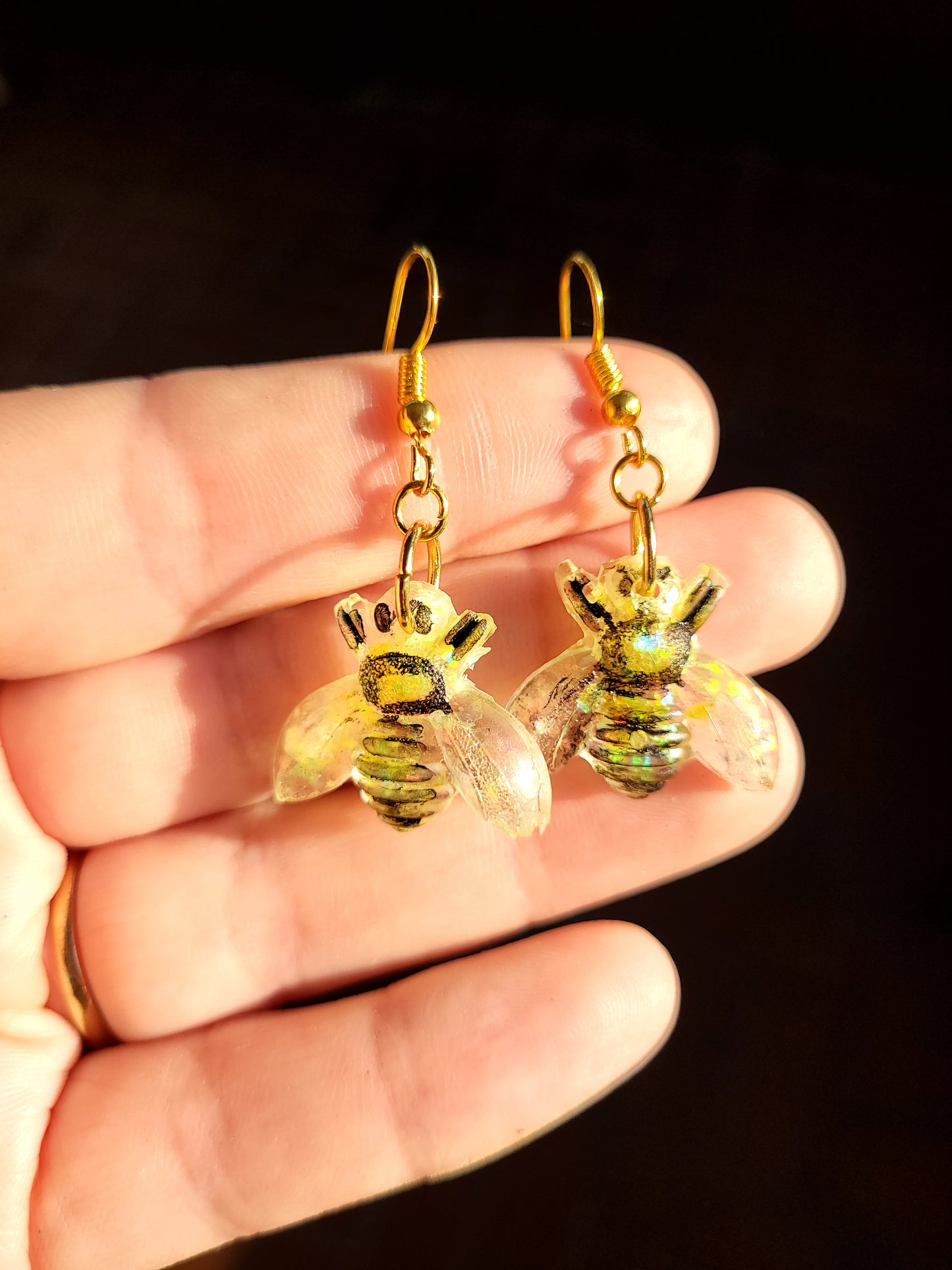 Cute Cartoony Bee Earrings