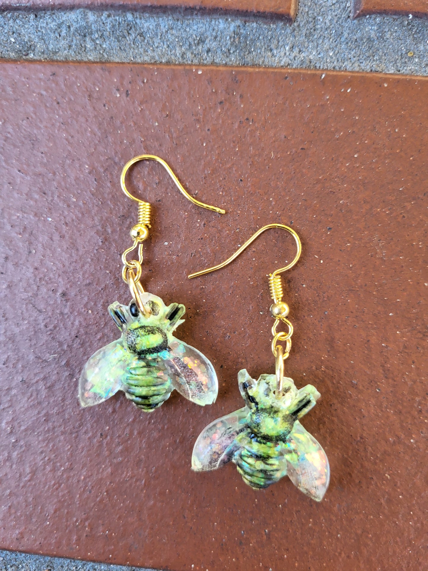 Cute Cartoony Bee Earrings