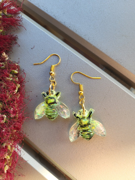 Cute Cartoony Bee Earrings