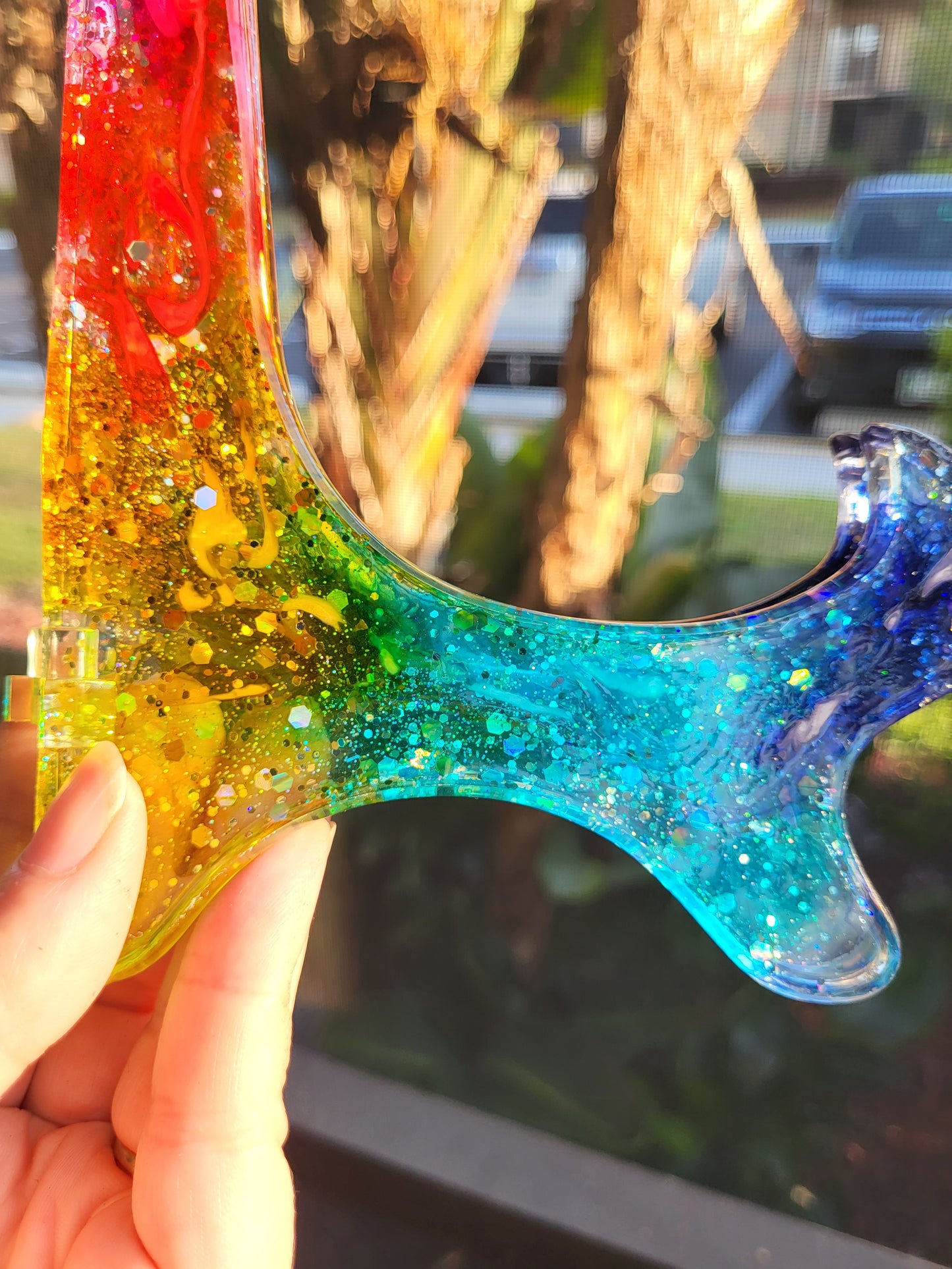 Sparkling Rainbow Frame/Table/Phone Holder