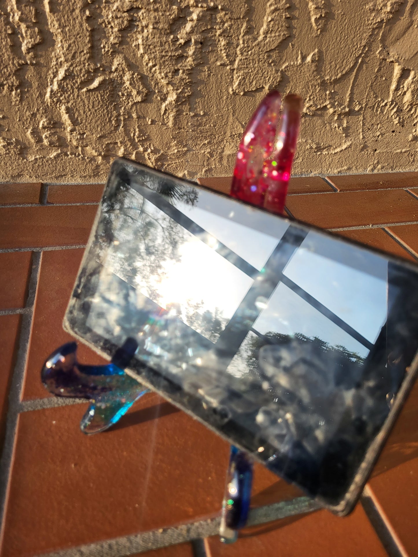 Sparkling Rainbow Frame/Table/Phone Holder