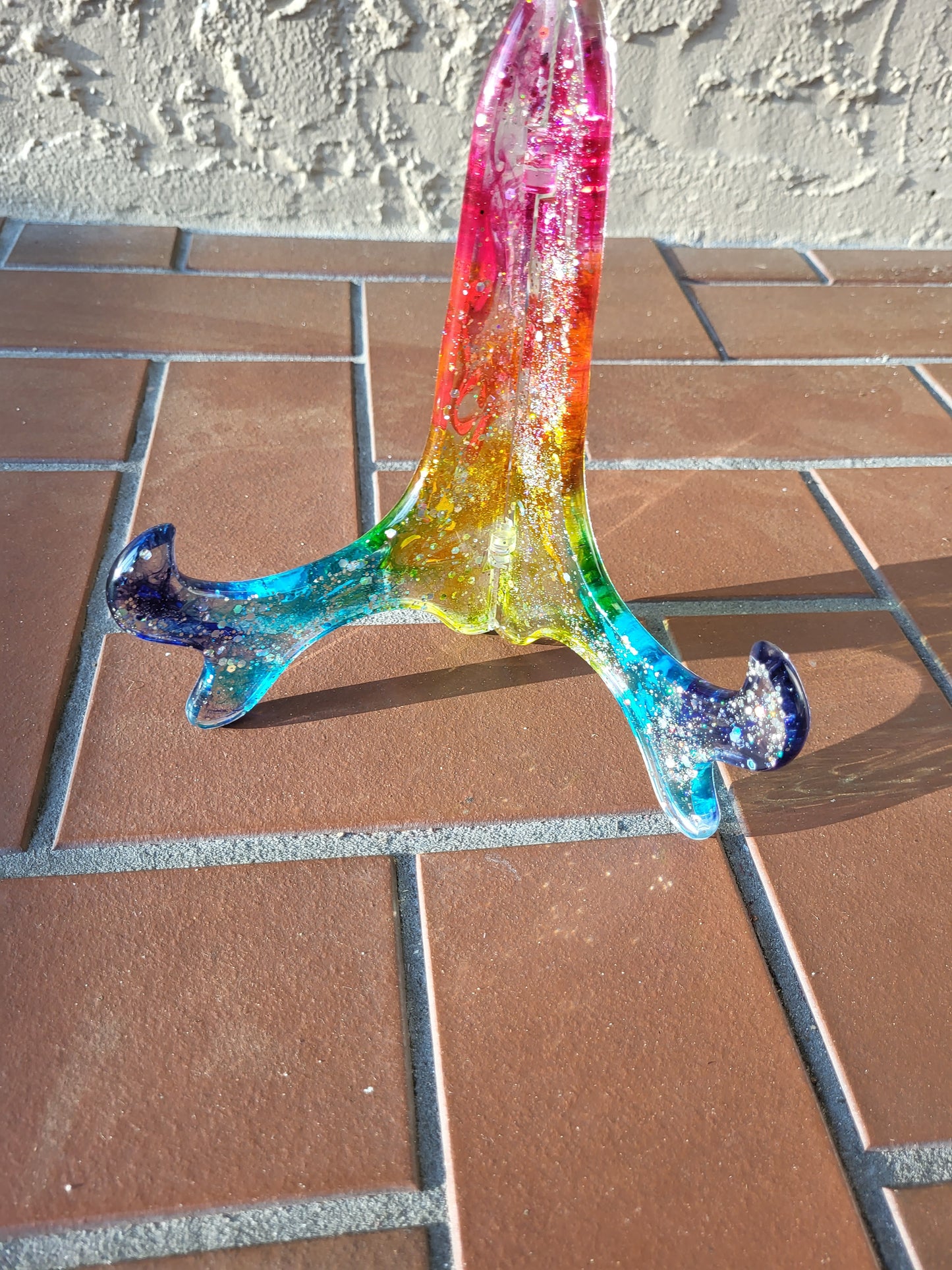 Sparkling Rainbow Frame/Table/Phone Holder