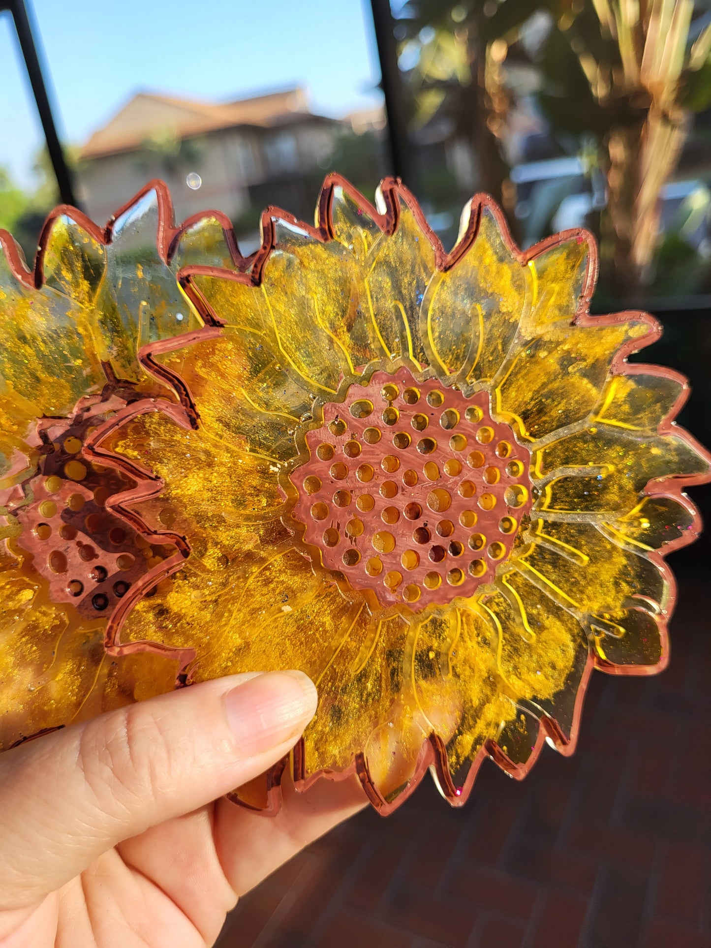 Beautiful Sunflower Coasters (Set of 2)