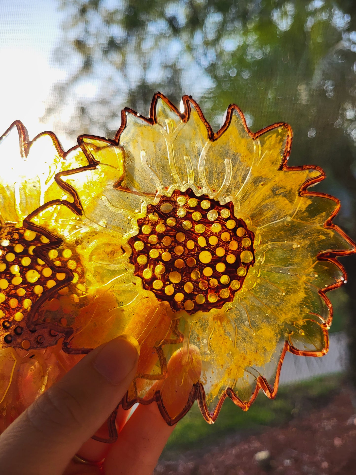 Beautiful Sunflower Coasters (Set of 2)