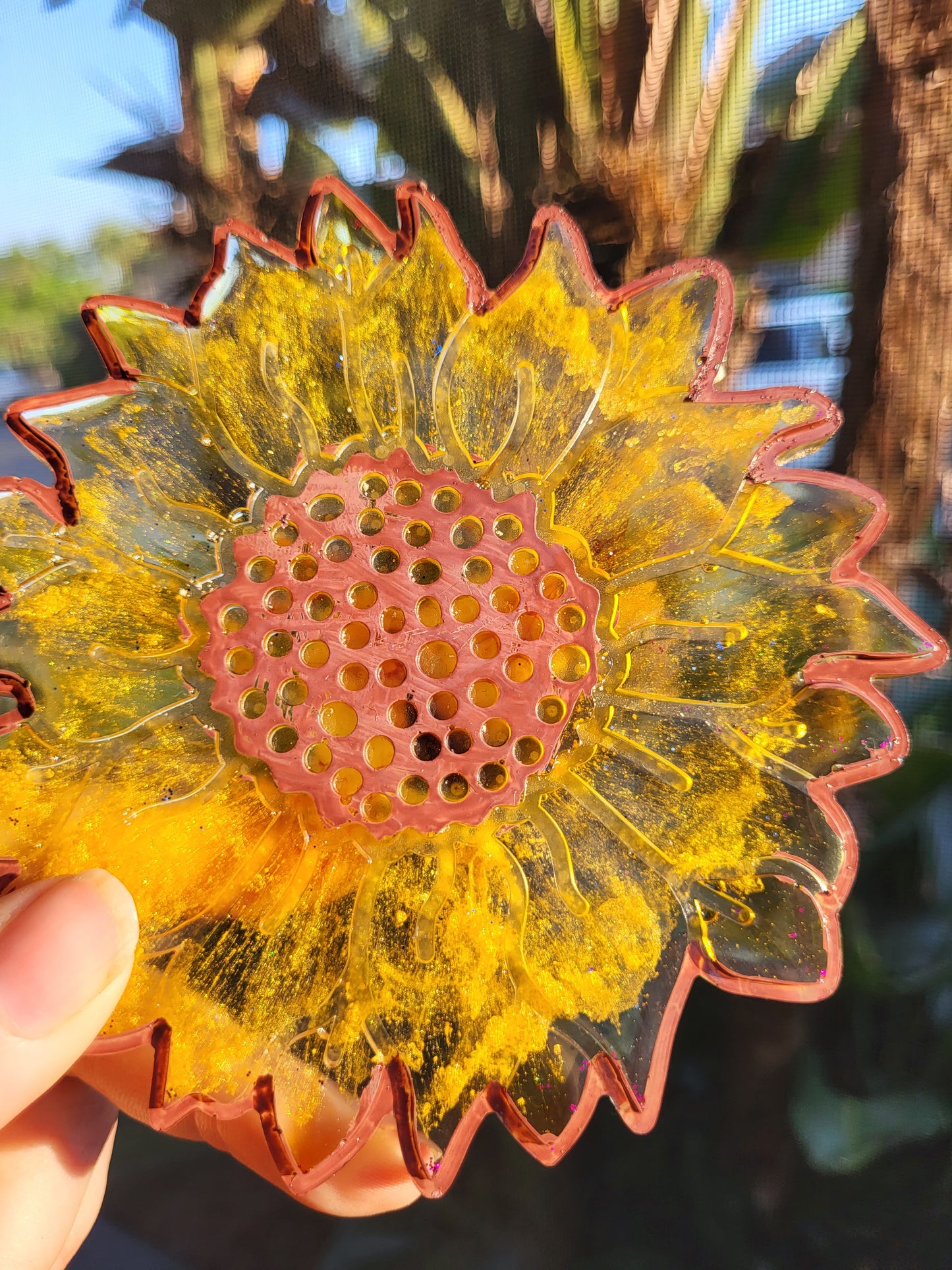 Beautiful Sunflower Coasters (Set of 2)