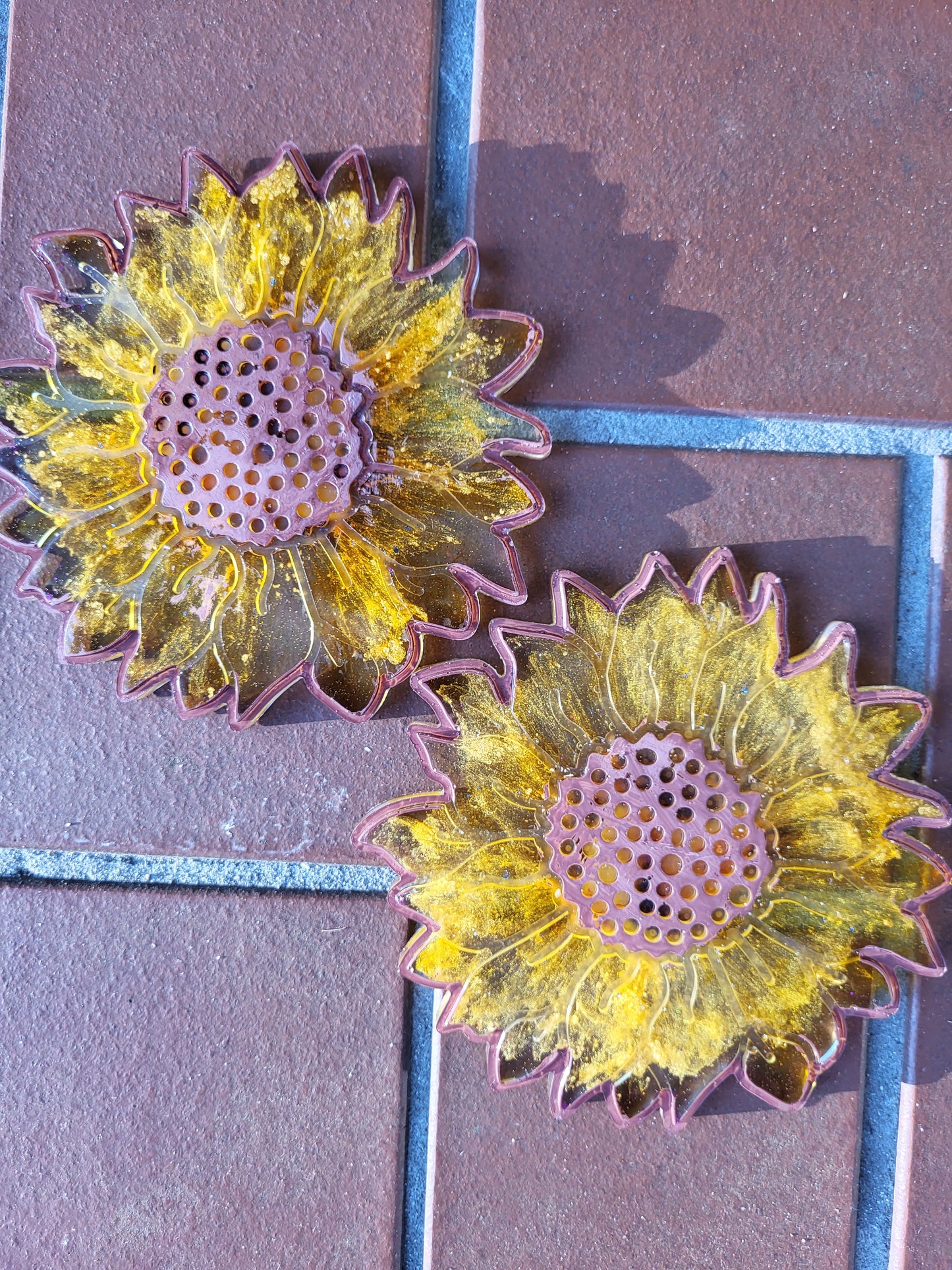 Beautiful Sunflower Coasters (Set of 2)