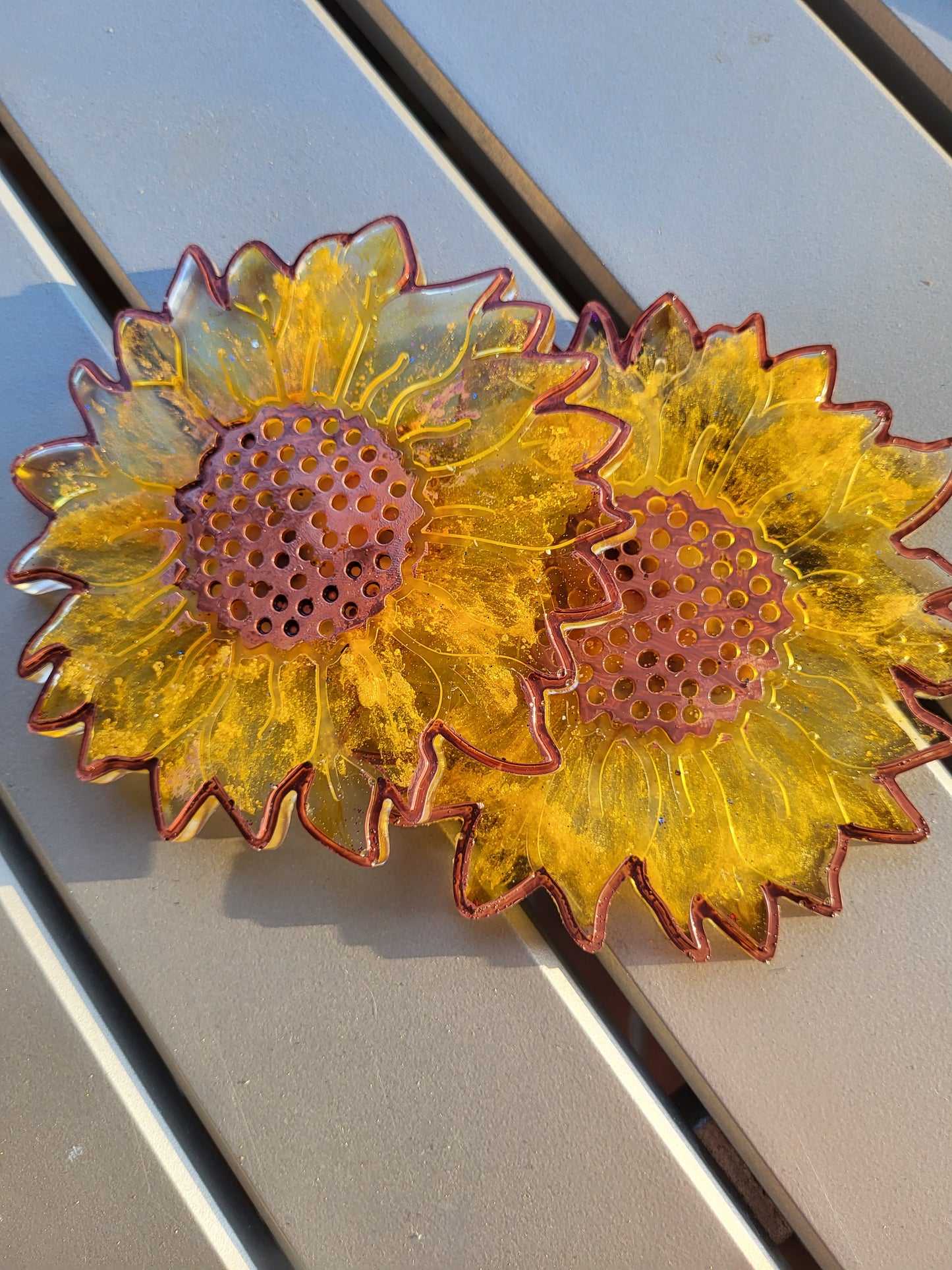 Beautiful Sunflower Coasters (Set of 2)