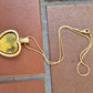Gold Heart Double Sided Pendant