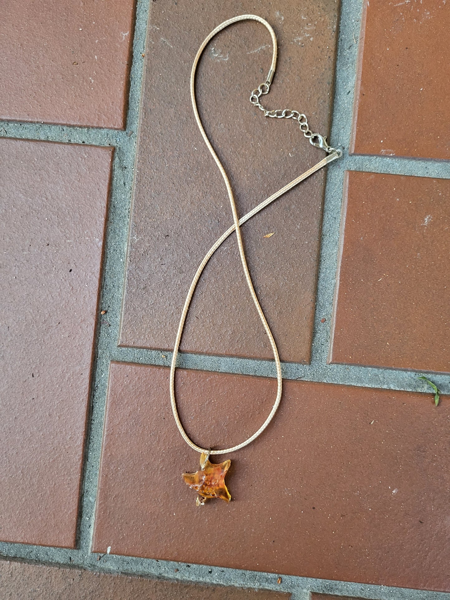 Tan Starfish Pendant