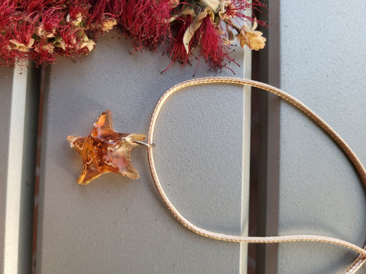 Tan Starfish Pendant