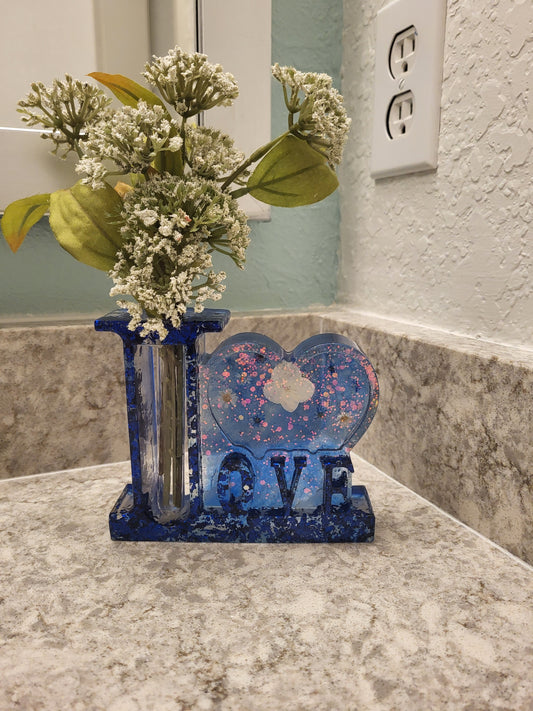 "Love" Flower Vase