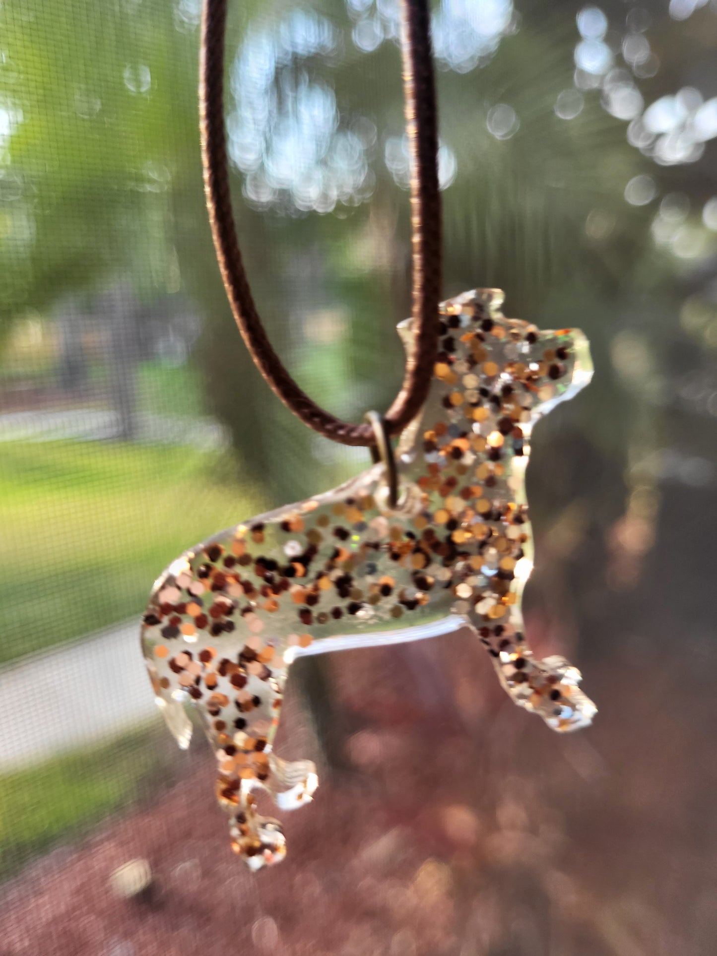 Brown Dog Pendant