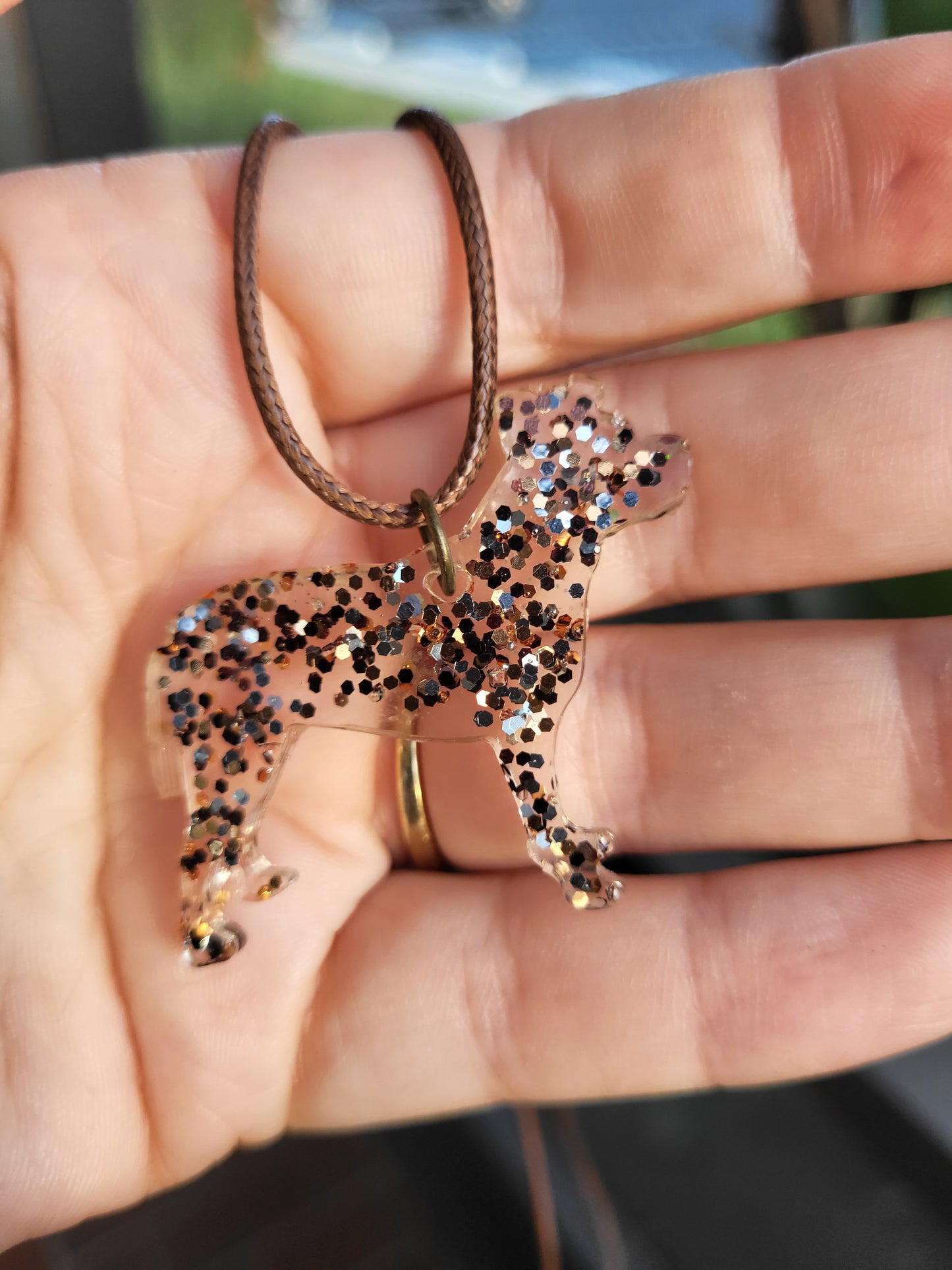 Brown Dog Pendant