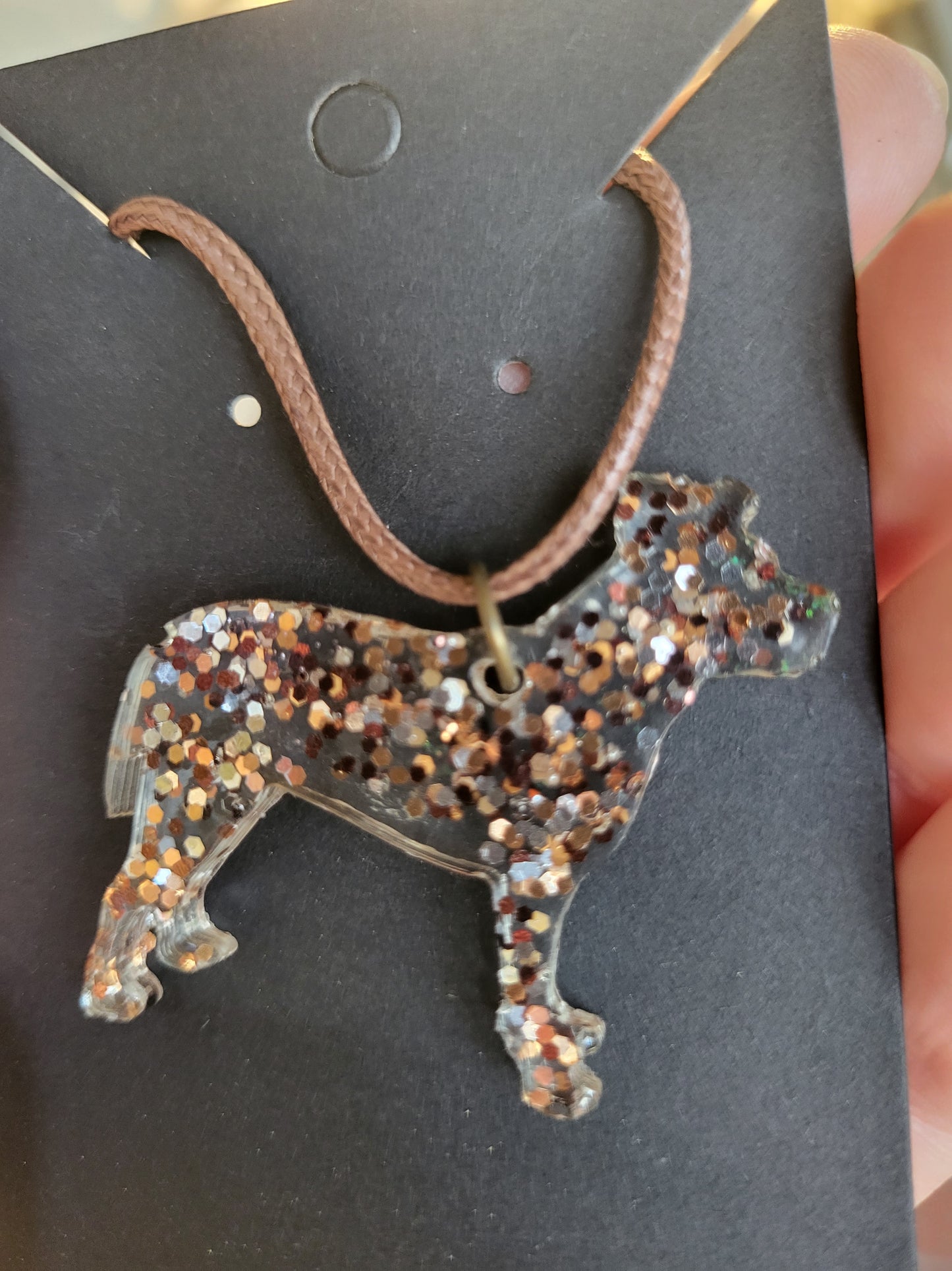 Brown Dog Pendant