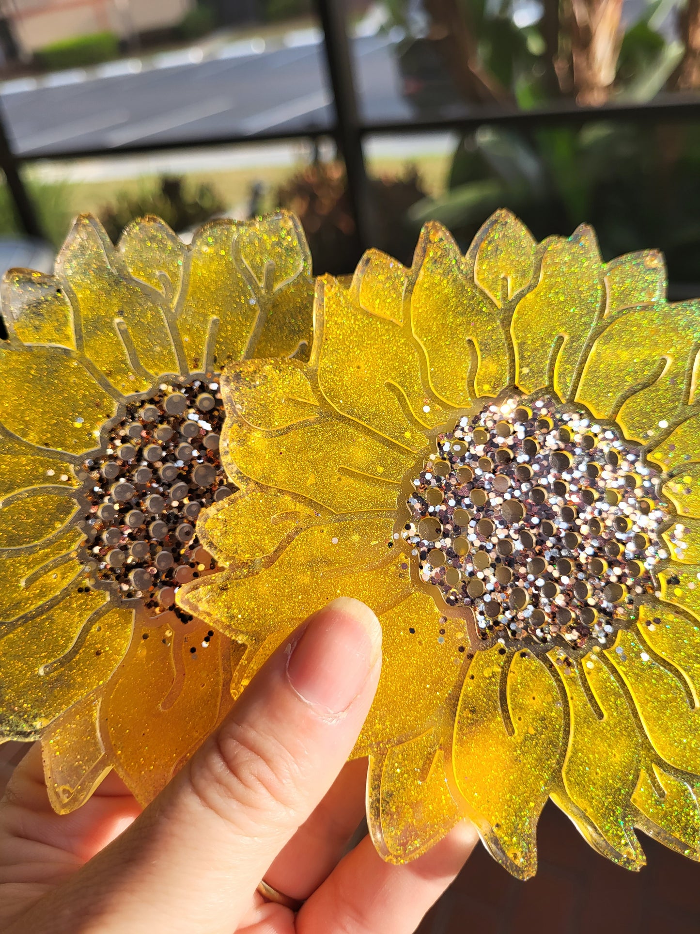 Yellow Sunflower Coasters