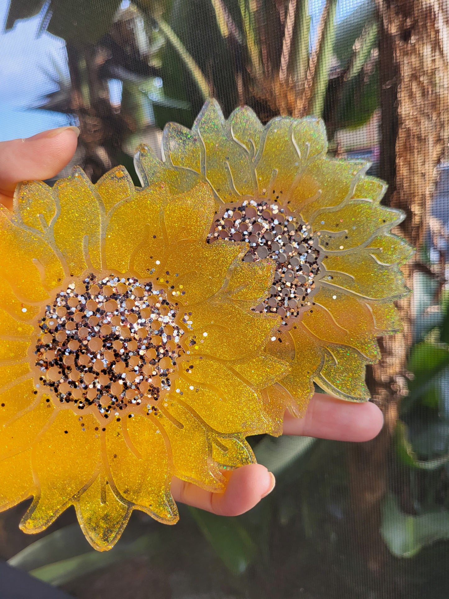 Yellow Sunflower Coasters